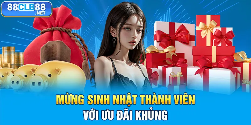 Mừng sinh nhật thành viên với ưu đãi khủng